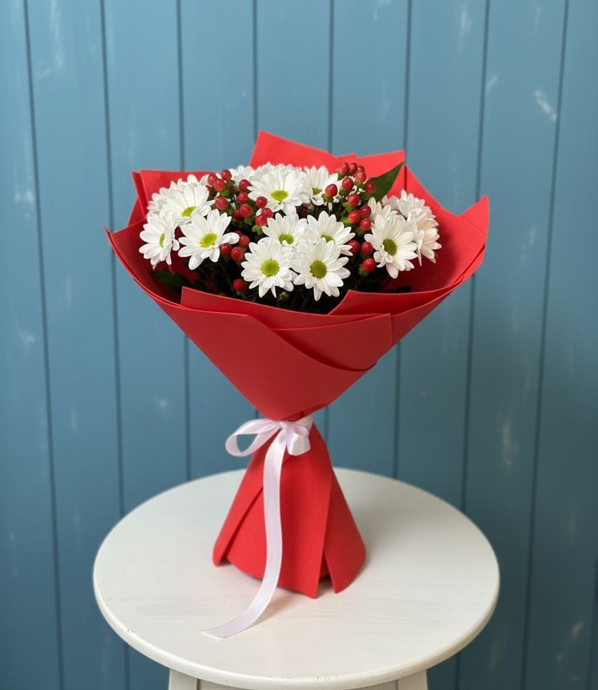 Букет цветов из: Хризантемы в Чалтыре