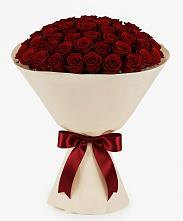 Букет 101 Бордовая роза Блэк Бакарра в Чалтыре