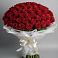 Букет 101 Красная роза Блэк Мэджик в Чалтыре