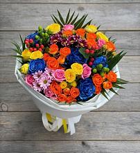 Букет цветов из:  Розы и Хризантемы в Чалтыре