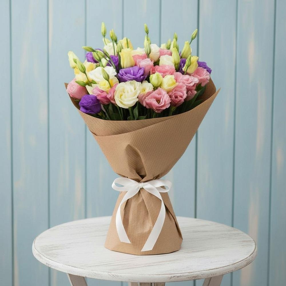 Букет цветов из: Лизиантусы в Чалтыре