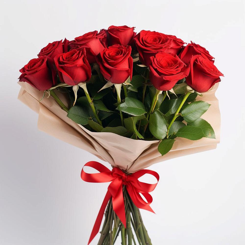 Букет 11 Красных роз Эдлесс Лав в Чалтыре