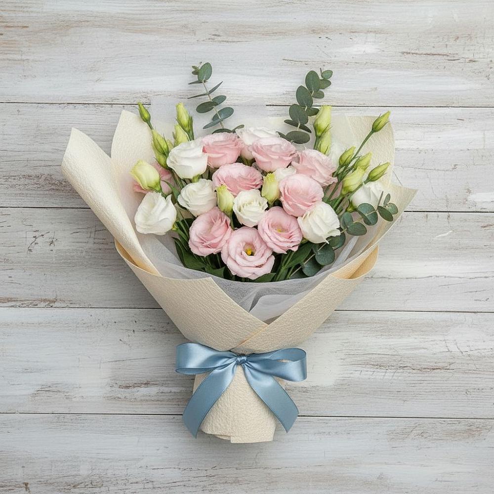 Букет цветов из: Лизиантусы в Чалтыре