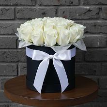 Цветочная композиция из Розы в шляпной коробке #REPLACE_PRED# Чалтыре